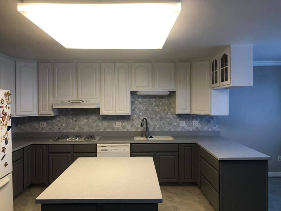 Cabinet refinishing project