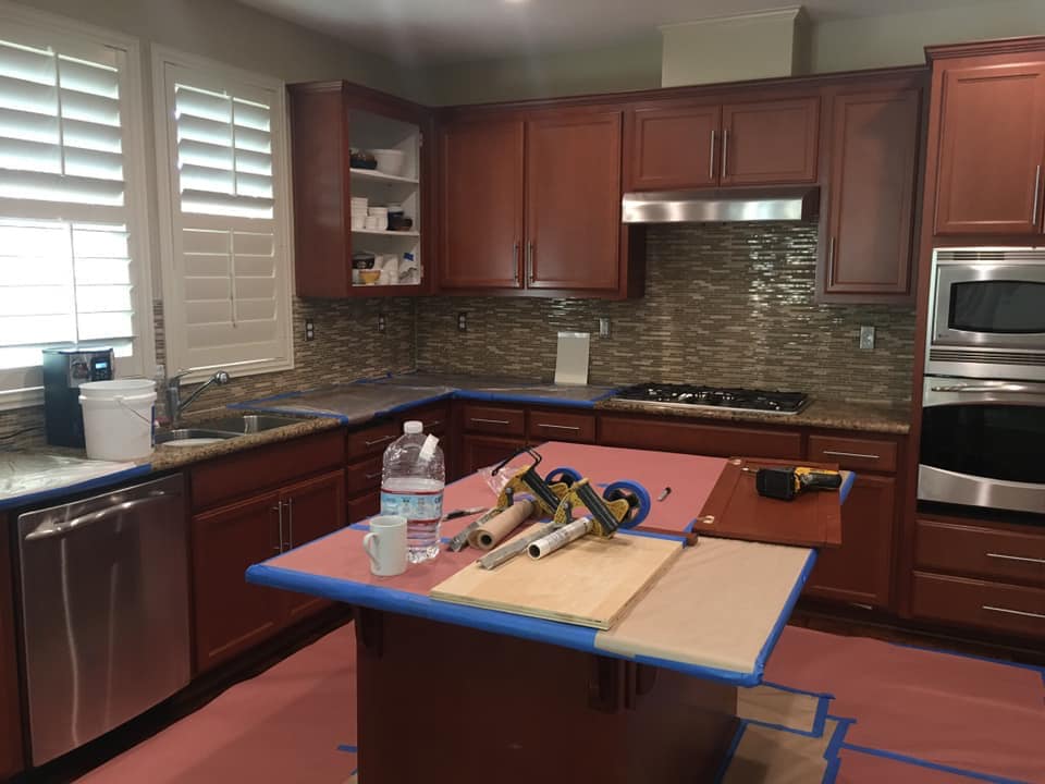 Cabinet painting project